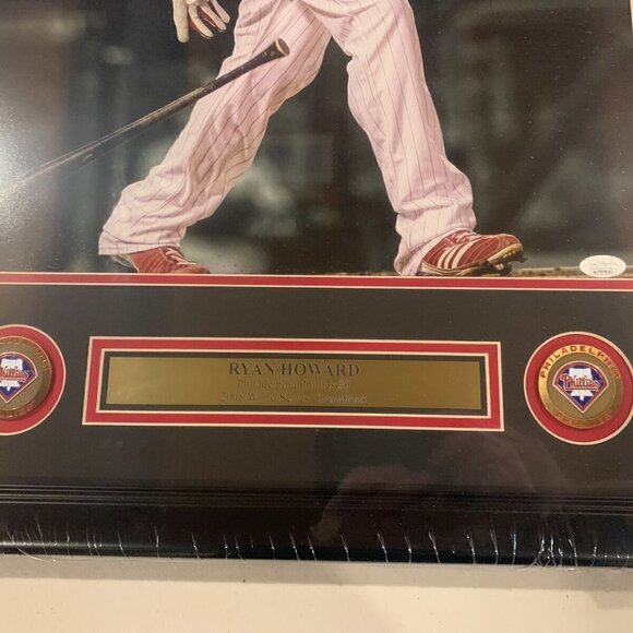 Ryan Howard autograph signed Philadelphia Phillies 16x20 photo framed JSA - Picture 5 of 5
